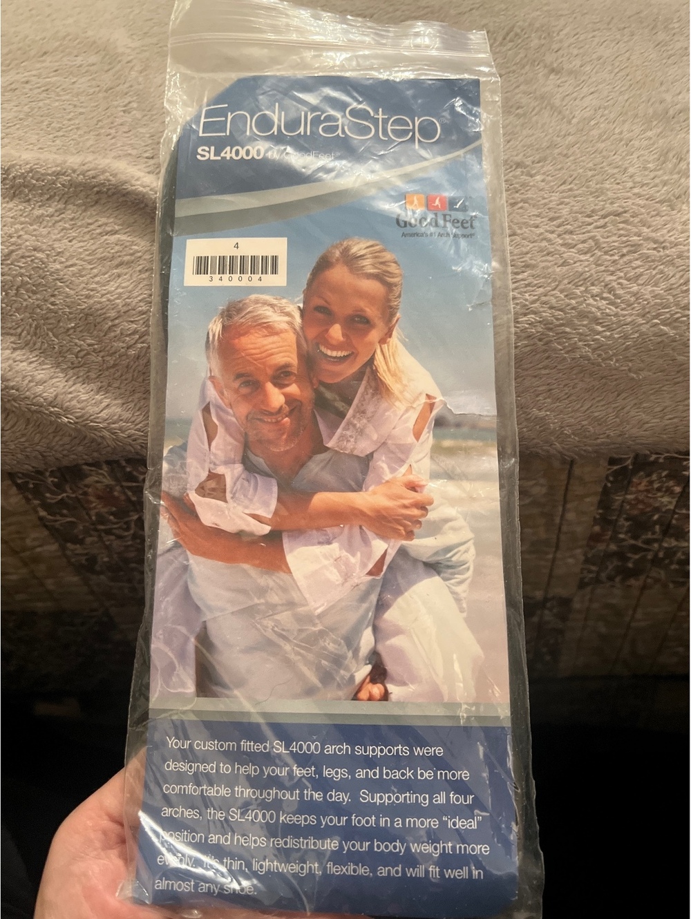 EnduraStep SL4000 Comfort Cushions Insoles Size 4 by Good Feet
